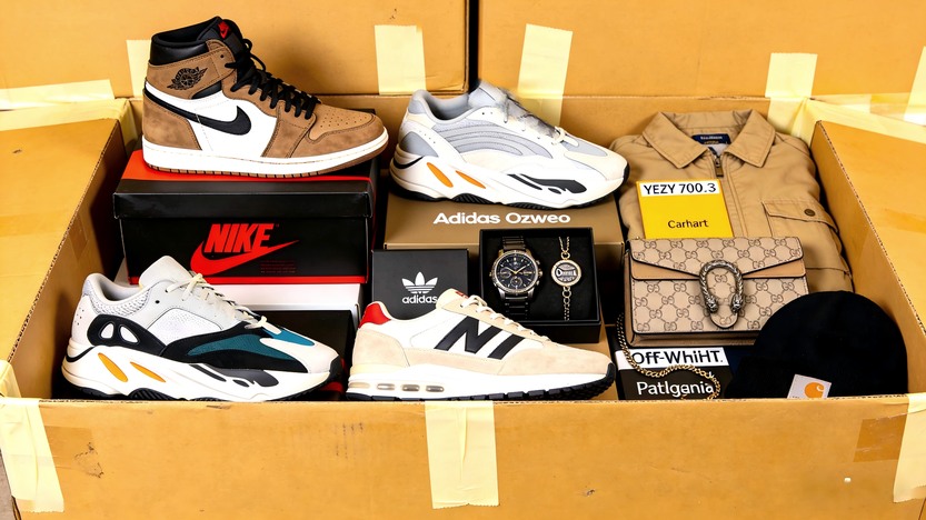 Haul primeira linha — Jordan 1, Yeezy 700, Gucci, relógio via CSSBuy